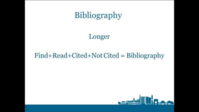 Reference List v Bibliography - what's the difference? смотреть онлайн