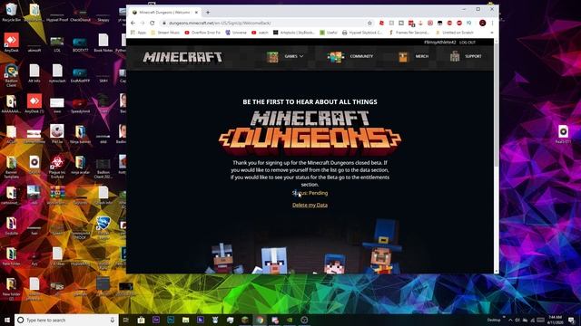 HOW TO SIGN UP FOR MINECRAFT DUNGEONS CLOSED BETA *APRIL 2020* WORKING смотреть онлайн