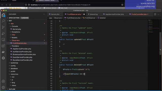 Automate laravel commands | Laravel Observer tutorial | Laravel 8 Obervers with example смотреть онлайн
