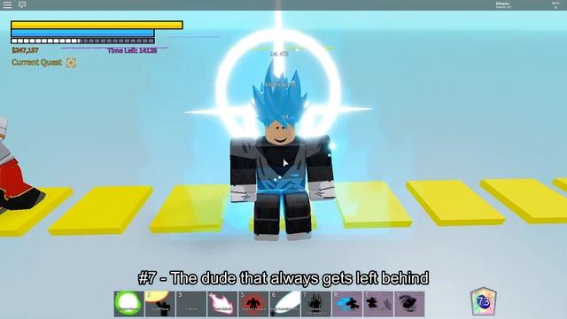 10 TYPES OF PLAYERS IN DRAGON BALL Z FINAL STAND ROBLOX смотреть онлайн