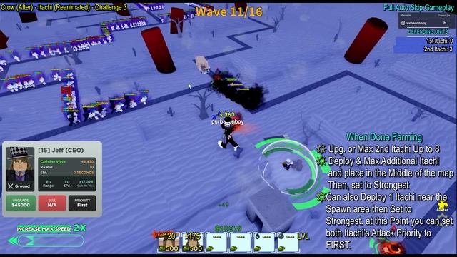 Nerfed? 6 Star Itachi (Challenge 3) | 2 Units Solo Gameplay | Roblox All Star Tower Defense смотреть онлайн