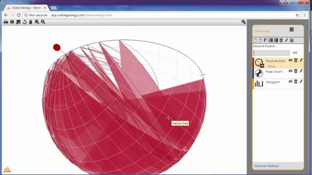 Online Stereonet program Rose chart смотреть онлайн