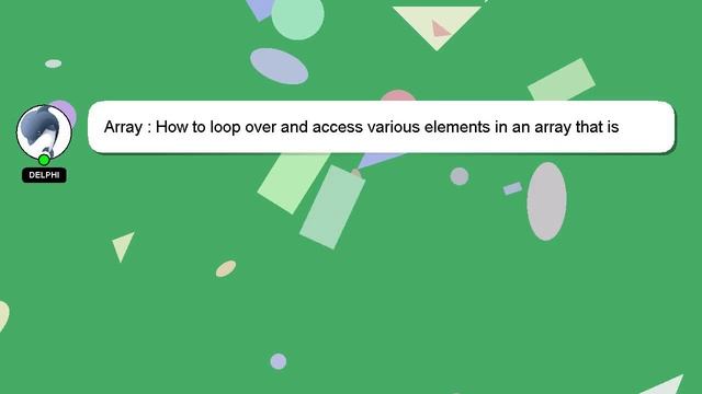 Array : How to loop over and access various elements in an array that is both multidimentional and смотреть онлайн