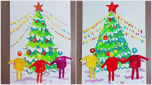 КАК НАРИСОВАТЬ НОВЫЙ ГОД смотреть онлайн