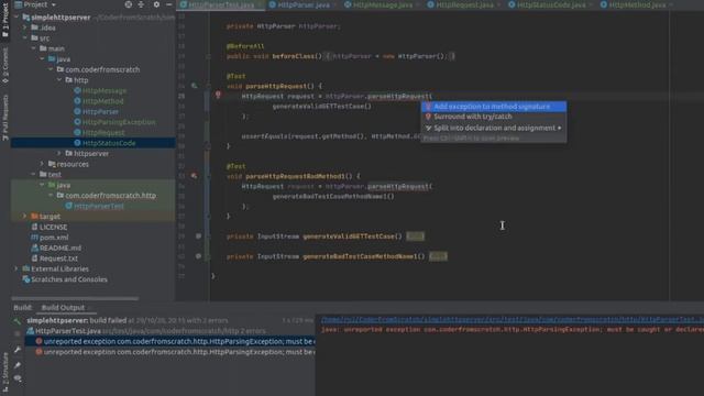 Make a Simple HTTP Server in Java - Java Tutorial - Part 7: Http Method and Test Cases смотреть онлайн