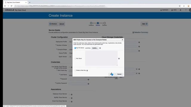 Connecting Big Data Cloud to Oracle Analytics Cloud: Creating Big Data Cloud instance (part 1) смотреть онлайн