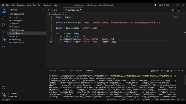 Create a Quiz Game with Python - in Just 15 Minutes! смотреть онлайн