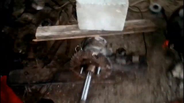 Часть 1я, ВОМ на самодельный трактор. смотреть онлайн