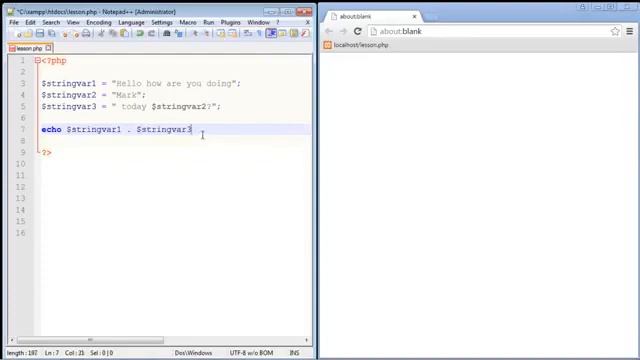 05 PHP Tutorial for Beginners 05 String concatenation | Computer Monk ? смотреть онлайн