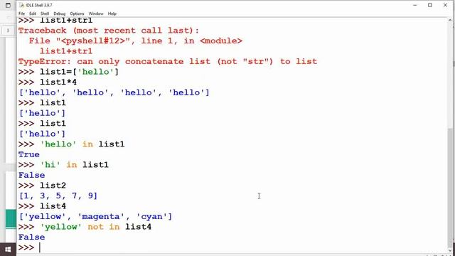 Lists are Mutable and List Operations in Python смотреть онлайн