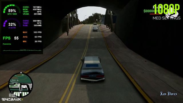 GTA San Andreas: The Definitive Edition - GTX 1060 + i7 4770 | All Settings Tested смотреть онлайн