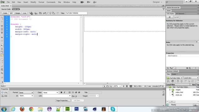 HTML and CSS Template :_: Intermediate Tutorial Part 1/4 смотреть онлайн