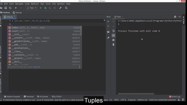Python Tutorial for Beginners | #6.5 Tuple in Python смотреть онлайн