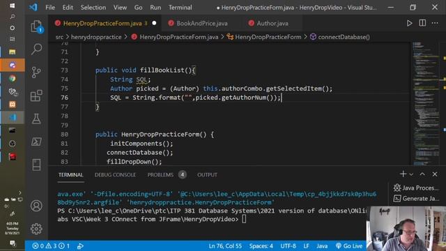JFrame app populated from MySQL Part 3/3 смотреть онлайн