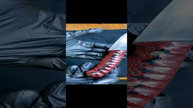 Нож и ножны ручной работы