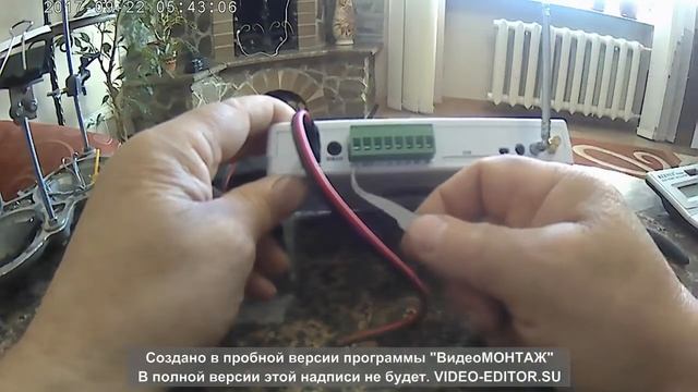 Подключение GSM сигнализации для дома к аккумулятору 12 в смотреть онлайн