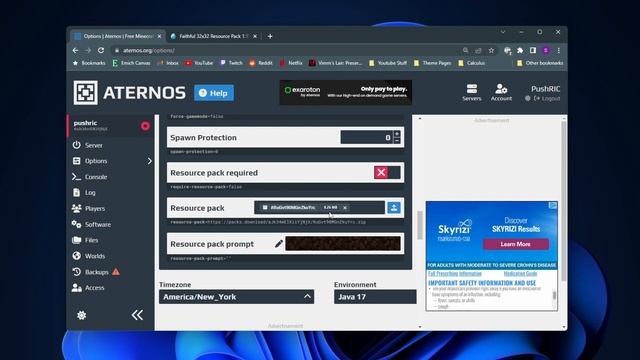 How to Add Resource Packs in Aternos - Add Texture Packs (2023) смотреть онлайн