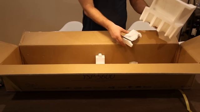 Yamaha YSP-5600 Dolby Atmos / DTS:X Soundbar unboxing смотреть онлайн