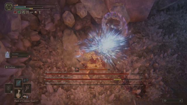 Putrid Crystalian Trio Boss Fight - STR 15 Mage. Elden Ring смотреть онлайн