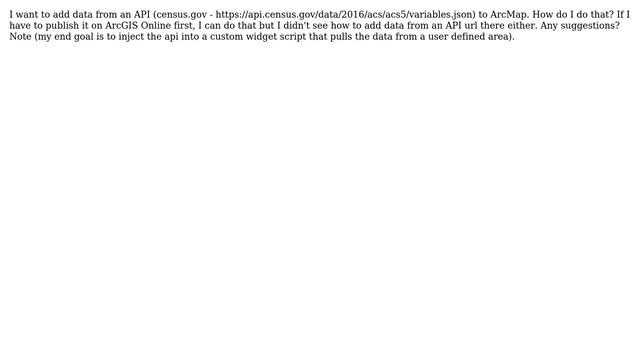 GIS: Adding API JSON data to ArcMap смотреть онлайн