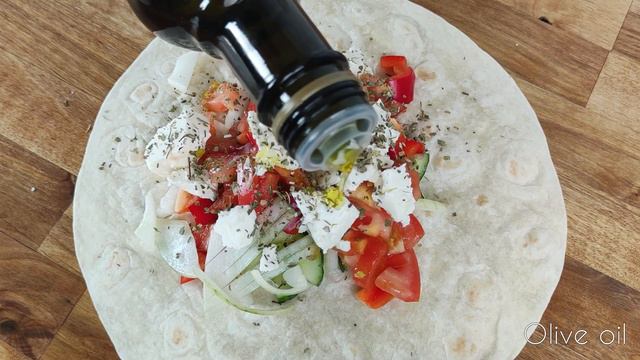 Delicious Greek Breakfast Recipe with Tortilla & Feta Cheese 🌮 Easy! #9 смотреть онлайн