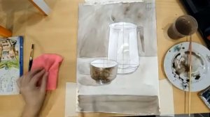 Натюрморт. Гризайль