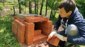 Дровяная печь для пиццы своими руками за 20 минут