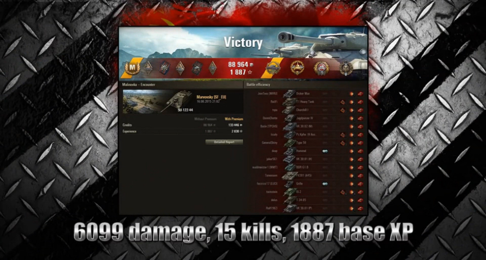 СУ-122-44 # Малиновка (15 фрагов) World of Tanks смотреть онлайн