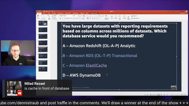 Live: AWS Certification Quiz - Questions 40 - 45 смотреть онлайн