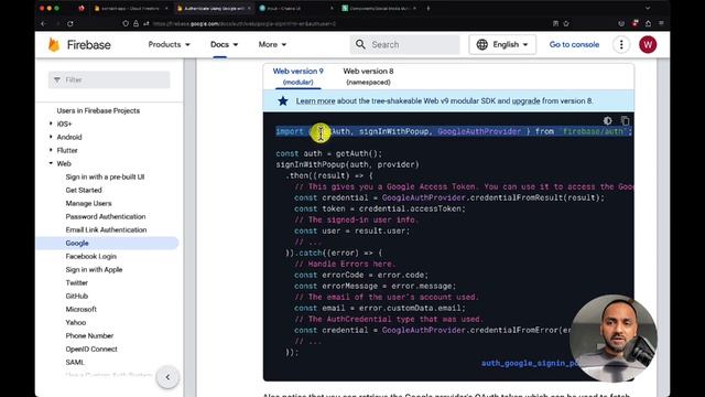 Section 11 (Firebase): Lesson 8 - Firebase authentication смотреть онлайн
