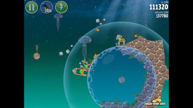 Angry Birds Space Pig Dipper 6-29 Walkthrough 3-Star смотреть онлайн