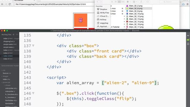 14 Daily JavaScript Flip Random Class jQuery each смотреть онлайн