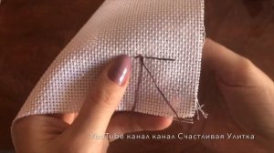 Шов для контура НАЗАД ИГОЛКУ или BACKSTITCH / БЭКСТИЧ. 2 способа. Подробно. Пример на вышивке