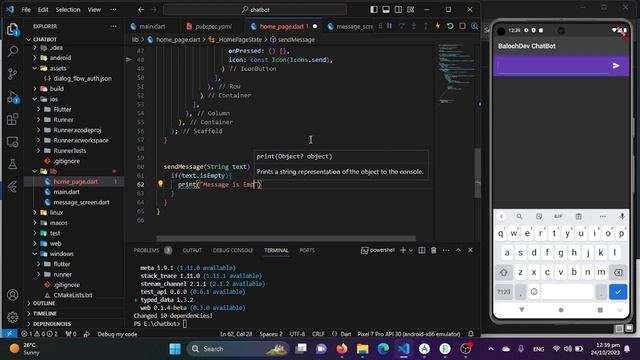 Building a Flutter ChatBot App from Scratch || Flutter x DialogFlow || Free Trained ChatBot смотреть онлайн