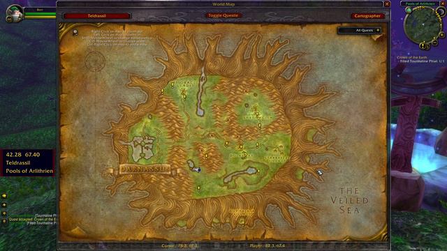 WoW Classic Moonwell Near Darnassus Quest