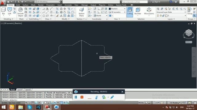 How to make a flower vase in autoCAD 2012 Bangla смотреть онлайн