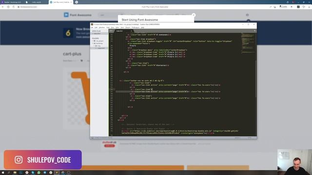 Знакомство с Bootstrap 5 для новичков | Оформление меню Navbar | Подключение стилей CSS | #2 смотреть онлайн