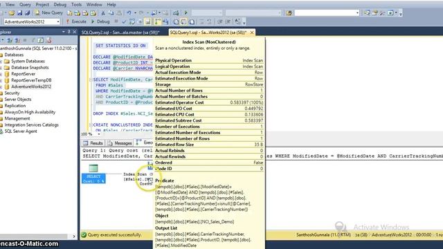 SQL Server Covered Index Part2 смотреть онлайн