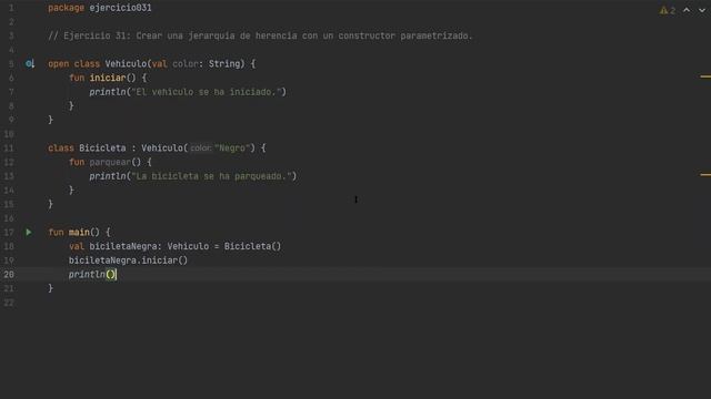 Kotlin Ejercicio: 31 Crear una Jerarquía de Herencia con un Constructor Parametrizado смотреть онлайн