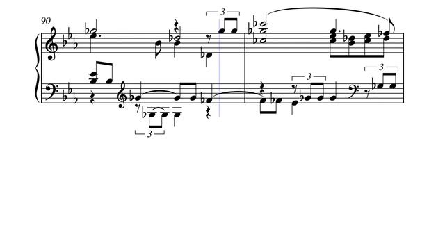 Beethoven - Symphony no. 9, 3rd Mov Piano Solo arr. by E. Pauer (sheet music, Musiknoten, partition смотреть онлайн