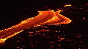 10 Часов Потока Лавы, Килауэа, Гавайи ? 4K Естественные звуки для сна и снятия стресса, Река Лавы