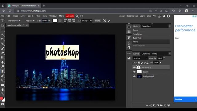 Best Online Photo editor website - online Photoshop- Photopea смотреть онлайн
