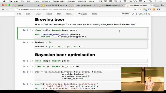 EuroSciPy 2017: Bayesian Optimization - Can you do better than randomly guessing parameters? смотреть онлайн