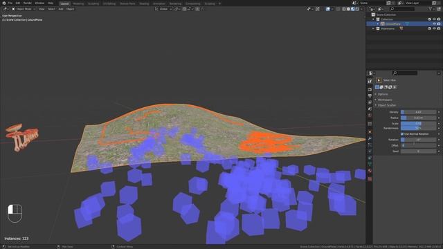 How to Scatter Objects in Blender (Preinstalled Add-On) смотреть онлайн
