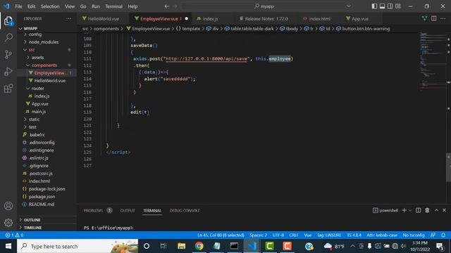 Laravel 9 Vue js 3 Crud Application Part 3 смотреть онлайн