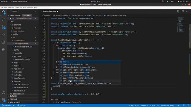 NestJS/React EP12 - ทำฟอร์ม review ส่วน frontend และเรียก api (ที่ยังไม่ได้เขียน) смотреть онлайн