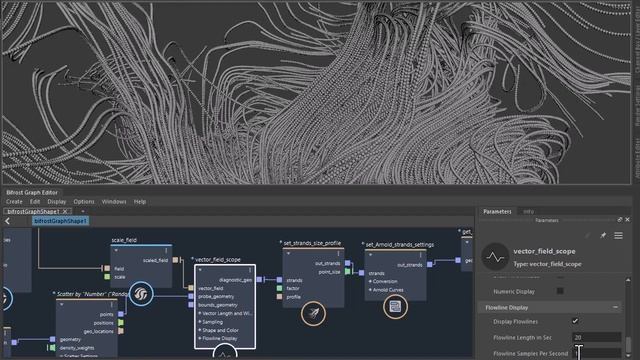 Create procedural bead patterns using Bifrost point spheres, fields, and Arnold смотреть онлайн