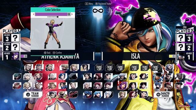 King of Fighters XV - Character Select (Team 2: South Town DLC Update) смотреть онлайн