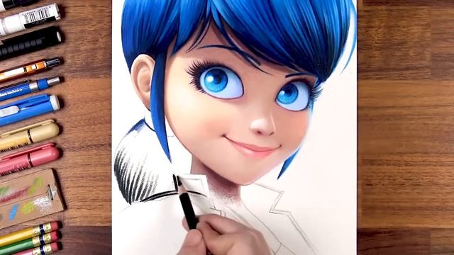 Drawing Miraculous: Marinette | drawholic смотреть онлайн