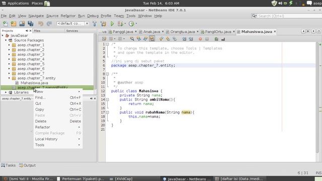 Java Tutorial Indonesia chapter 8 paket смотреть онлайн